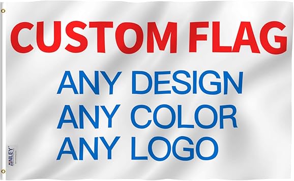 Amazon Com Anley Double Sided Custom Flag 2x3 Ft For Outdoors