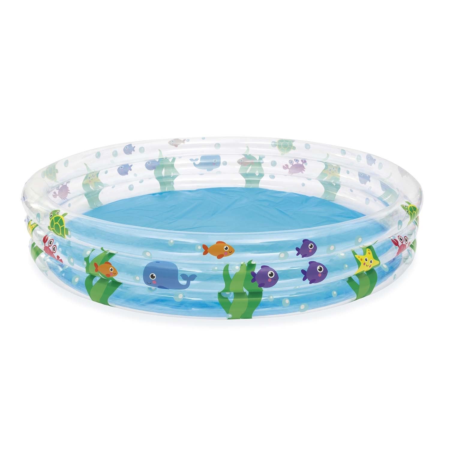 Bestway 72 x 13-inch Deep Dive 3-Ring Pool