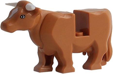 Amazon Vertily 動物ミルク 牛 ロット フレンズ 農場 庭 アウトドア 都市 パーツ バルク 牛 組み立て ブロック パズル 教育 人形 家 遊び おもちゃ 子供 ギフト ブラウン 歯ブラシスタンド ホーム キッチン オンライン通販