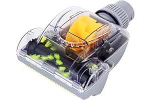 ANBOO 1-1/4-Inch 32mm Air Driven Pet Upholstery Turbo Brush Vacuums Nozzle Tool Pet Attachment Swivel Head