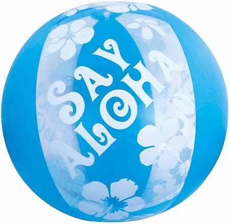 Amazon ドウシシャ ビーチボール Sayaloha ブルー 60 Dc おもちゃ おもちゃ