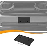 Hoolcar Front License Plate Frame Car License Plate Mounting Bracket Holder Fit for Dodge Ram 2013-2018, Black