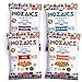 Mozaics VARIETY snack bags - Popped Veggie Chips (12-pack) | Healthy Pea Protein Crisps | Gluten free (0.75 oz bags)