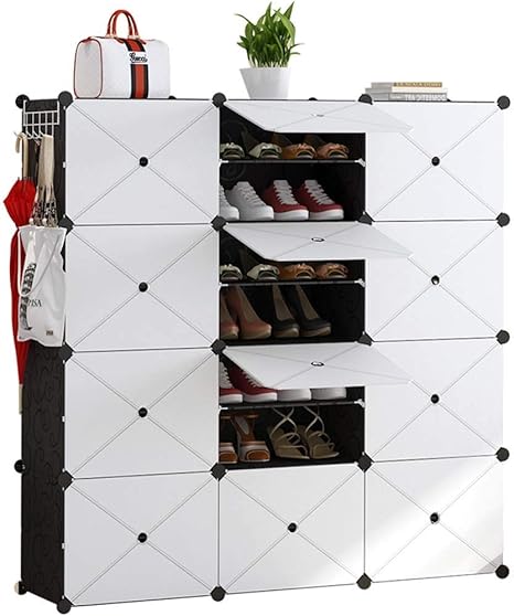 ZXPzZ Unidad De Cajones De Almacenamiento En La Rejilla para Zapatos