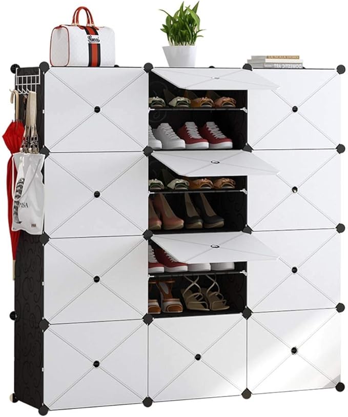 ZXPzZ Unidad De Cajones De Almacenamiento En La Rejilla para Zapatos