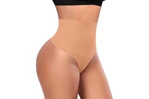 Werena Tummy Control Thong Shapewear Underwear for Women Seamless Compression Body Shaper Panties Slimming Shaping Girdle
