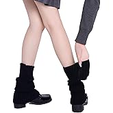 MPINOI Leg Warmers for Women Winter - Leg Warmers y2k 80s Neon Ribbed leg socks outfit for Eighty's Party Sports Yog