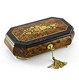 Traditional Style 18 Note Cut Corner Music Box with