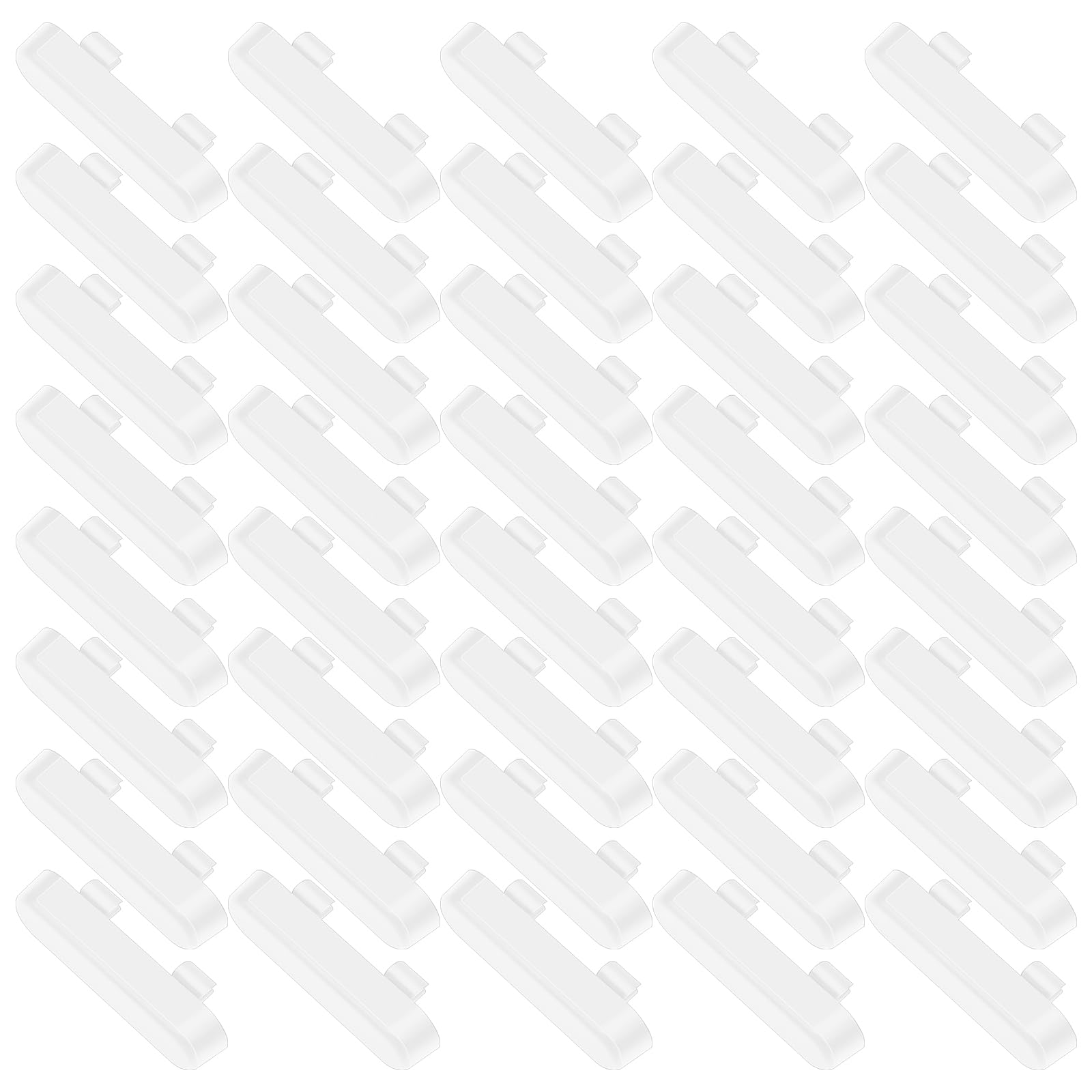 LICQIC Weep Vent Cover, Window Drain Caps, Weep Hole Drainage Covers Double Glazing, for Doors and Windows, 40 Pcs White