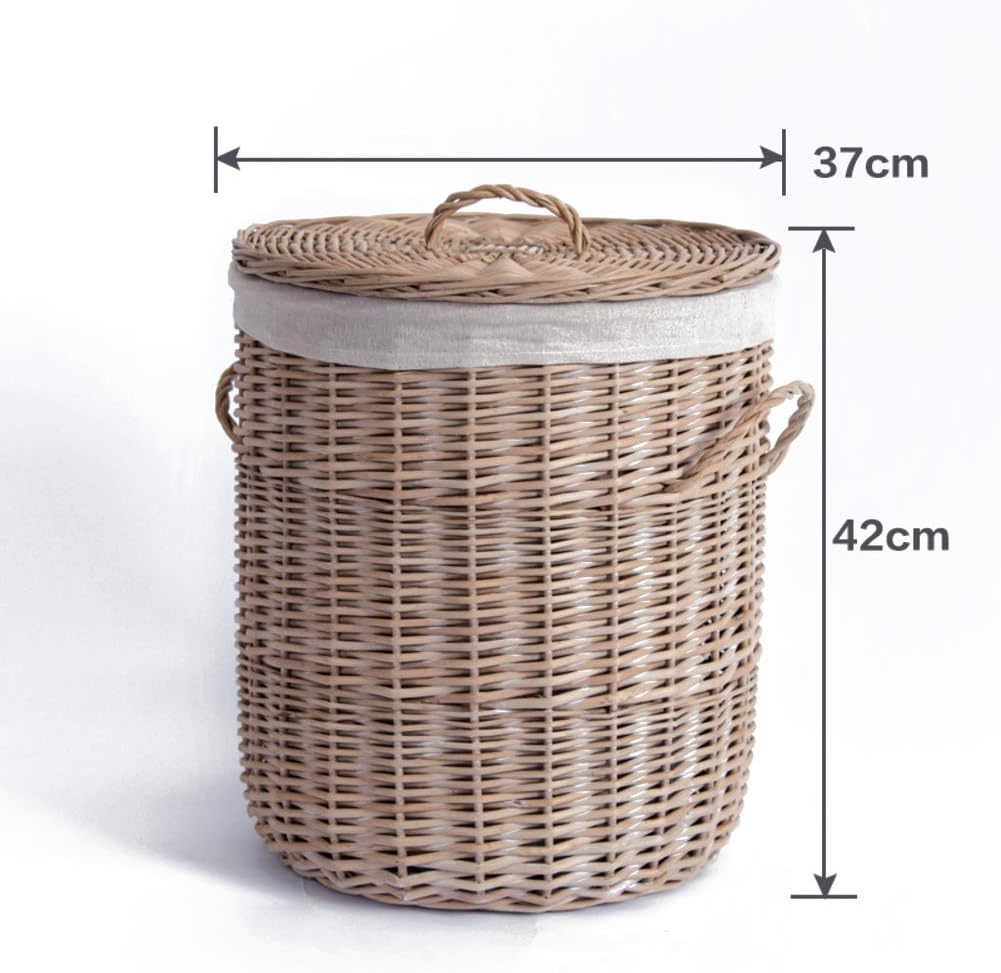 Gx Xd Durable Wicker Rattan Laundry Basket Hand Woven Laundry Hampers Storage Large With Removable Lining Dirty Clothes Basket Children S Toy D Amazon Co Uk Kitchen Home