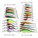 Shelure Minnow Fishing Lures for Bass Trout Sinking Crankbaits Jerkbaits Saltwater Hard Lure (A2 Series)