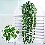 Artificial Hanging Vine Plant,Govine Plastic Plant for Party Garden Wall Decoration