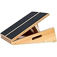 StrongTek Extra Large Wooden Slant Board, Adjustable Incline Board and Calf Stretcher, Stretch Board, Extra Side Handle 16 X 18 Inches, 5 Positions (500 LB Capacity)