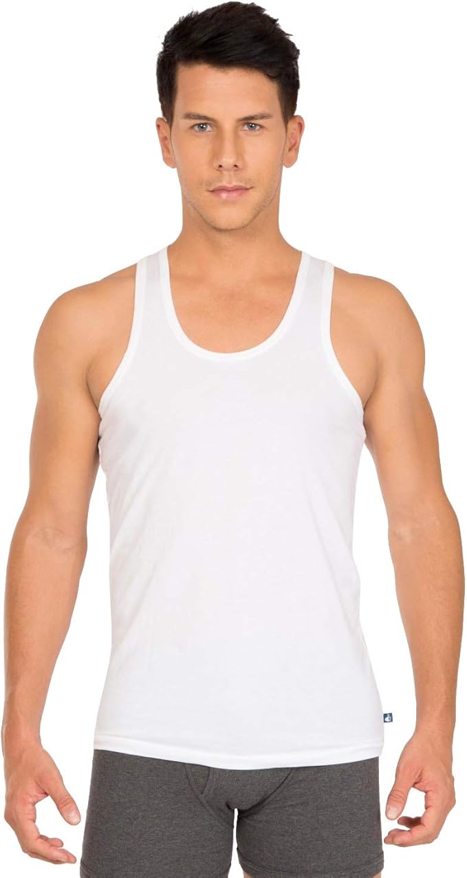Buy Jockey Men White Round Neck Sleeveless Plain/Solid Undershirt/Vest - Pack of 1 (8820-White-S 