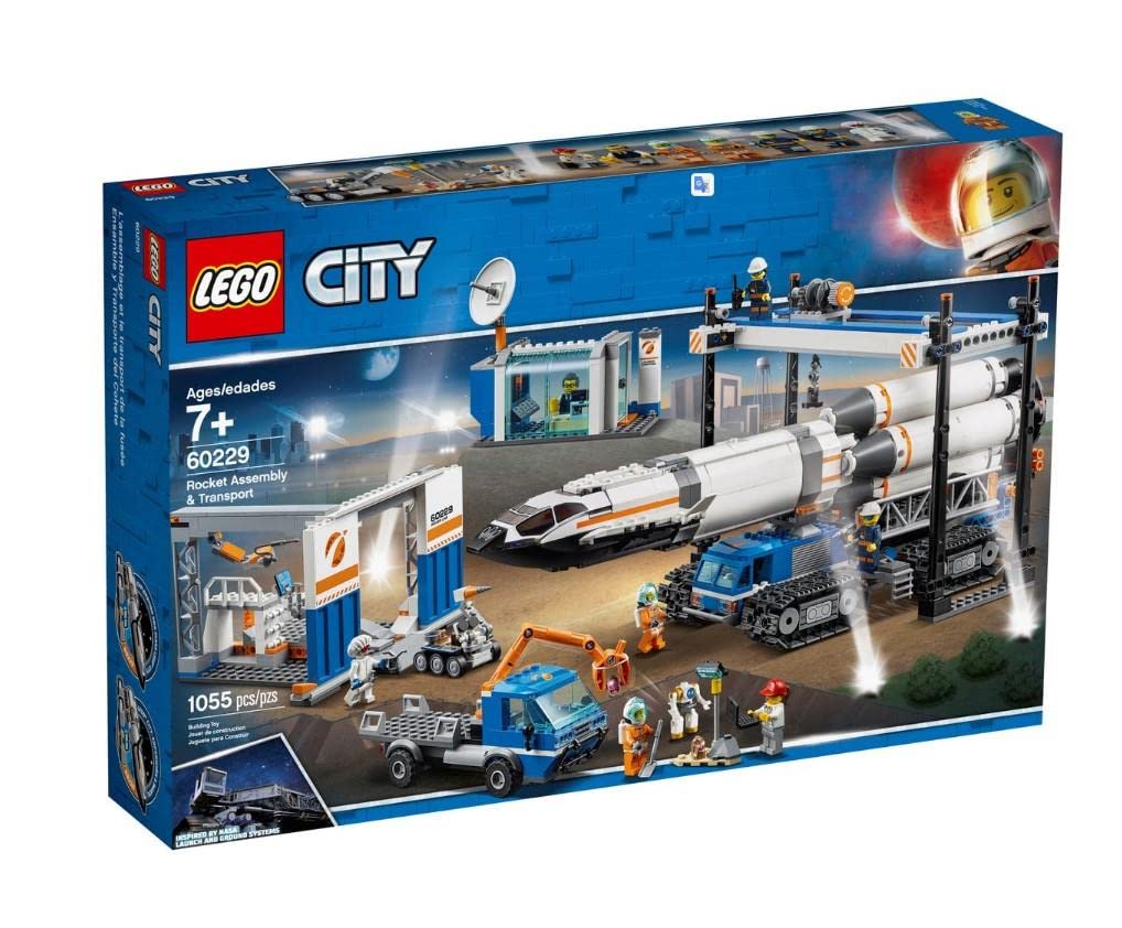 LEGO 60229 City Space Port Rocket Assembly & Transport
