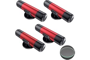IDEALMUZIK 4 Pack Safehammer Window Breaker with Seatbelt Cutter,2-in-1 Car Safety Hammer Emergency Escape Tool,Auto Rescue Tool Window Breaker,Car Glass Breaker,Life-Saving Emergency Artifact(Black Red)