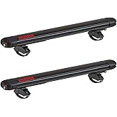 Yakima FatCat EVO 6 Ski & Snowboard Roof Rack Mount for 6 Pairs of Skis or 4 Snowboards, Black - Aerodynamic Car Rooftop Carrier, Universal Mounting, Lockable with Lift Clearance