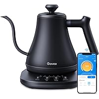 Govee Smart Electric Kettle, WiFi Variable Temperature Control Gooseneck Kettle, Pour Over Kettle and Tea Kettle, Alexa Contr