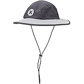 Hurley Men's Boonie Hat - Moisture Wicking Quick Dry Wide Brim Sun Hat for Outdoor, Fishing and Hiking (S-XL)