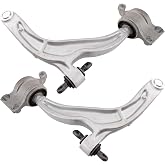 TRQ Front Lower Control Arm with Ball Joint Set 2 Piece | For 2017-2024 Chrysler Pacifica, 2025 Pacifica Front-Wheel Drive &amp; 2020-2025 Chrysler Voyager Driver &amp; Passenger Side