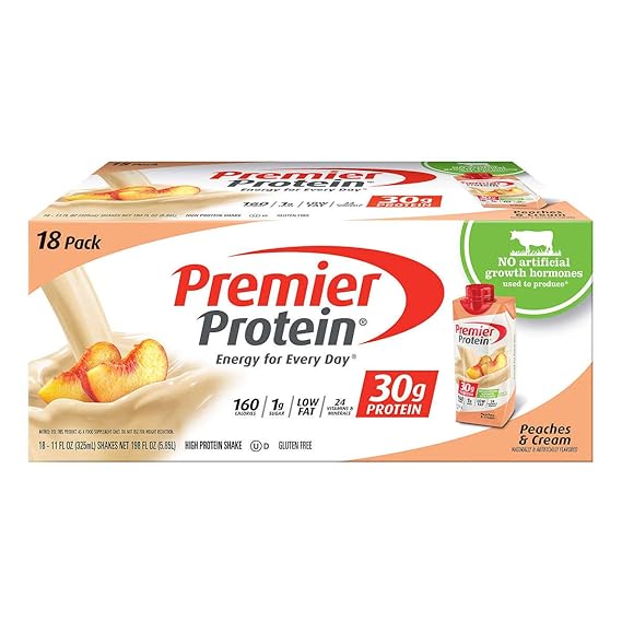 Premier Protein Shake, Peaches & Cream, 198 Fluid Ounce