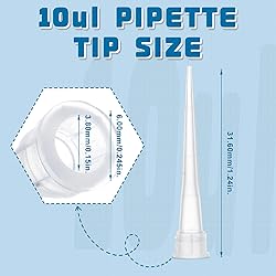 CryoKing 10ul Pipette Tips, 2000Pcs Universal 10u