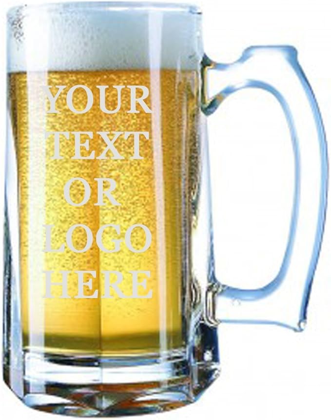 Giant Custom Beer Mug 28 Ounces Personalized Beer Stein