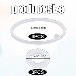 6pcs Lid Gasket Replacement for Blender Bottle