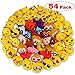 Dreampark Emoticon Party Favors, 54 Pack Mini Plush Keychain Valentine's Day Gifts for Kids Birthday Party Supplies Carnival Prizes Stuffed Bulk Toy Assortment Treasure Box for Boys Girls