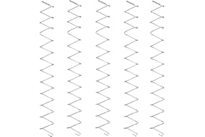 RIOT BALLS Chrome Plated High-Performance Magazine Springs +13% Power (Large) Compatible with Glock 17, 17L, 18, 22, 31, 34, 35, 37, 5-Pack