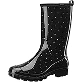 HISEA Women's Rain Boots Waterproof Mid Calf Garden Boots for Women