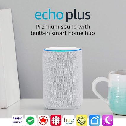 All New Echo Plus 2nd Gen Bundle With Philips Hue Bulb Sandstone - all new echo plus 2nd gen bundle with philips hue bulb sandstone amazon ca amazon devices