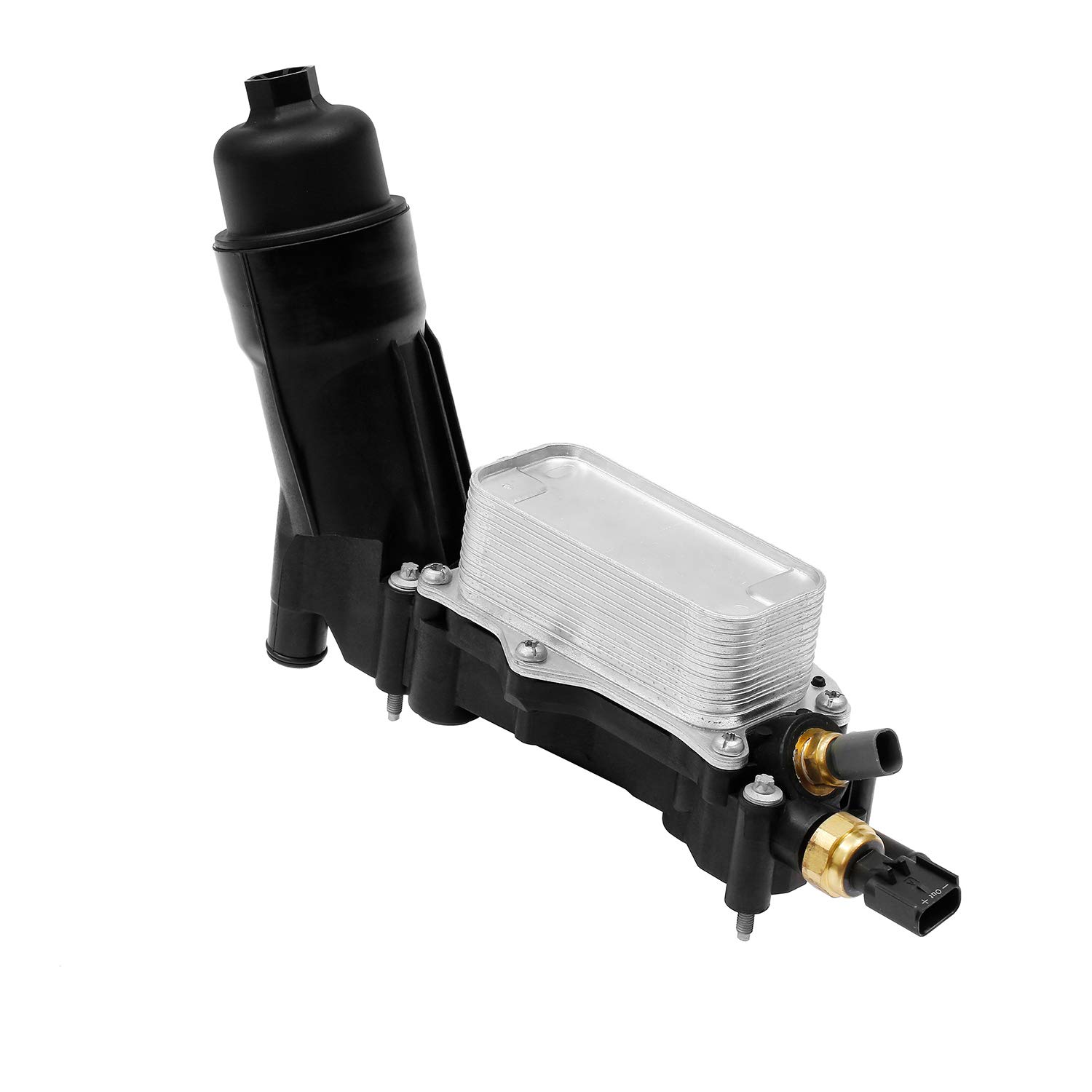 Engine Oil Cooler Oil Filter Housing Adapter Assembly | for 2014-2017 Dodge Jeep Chrysler Ram 3.6L V6 Engine | Replaces# 68105583AF, 68105583AE, 68105583AA