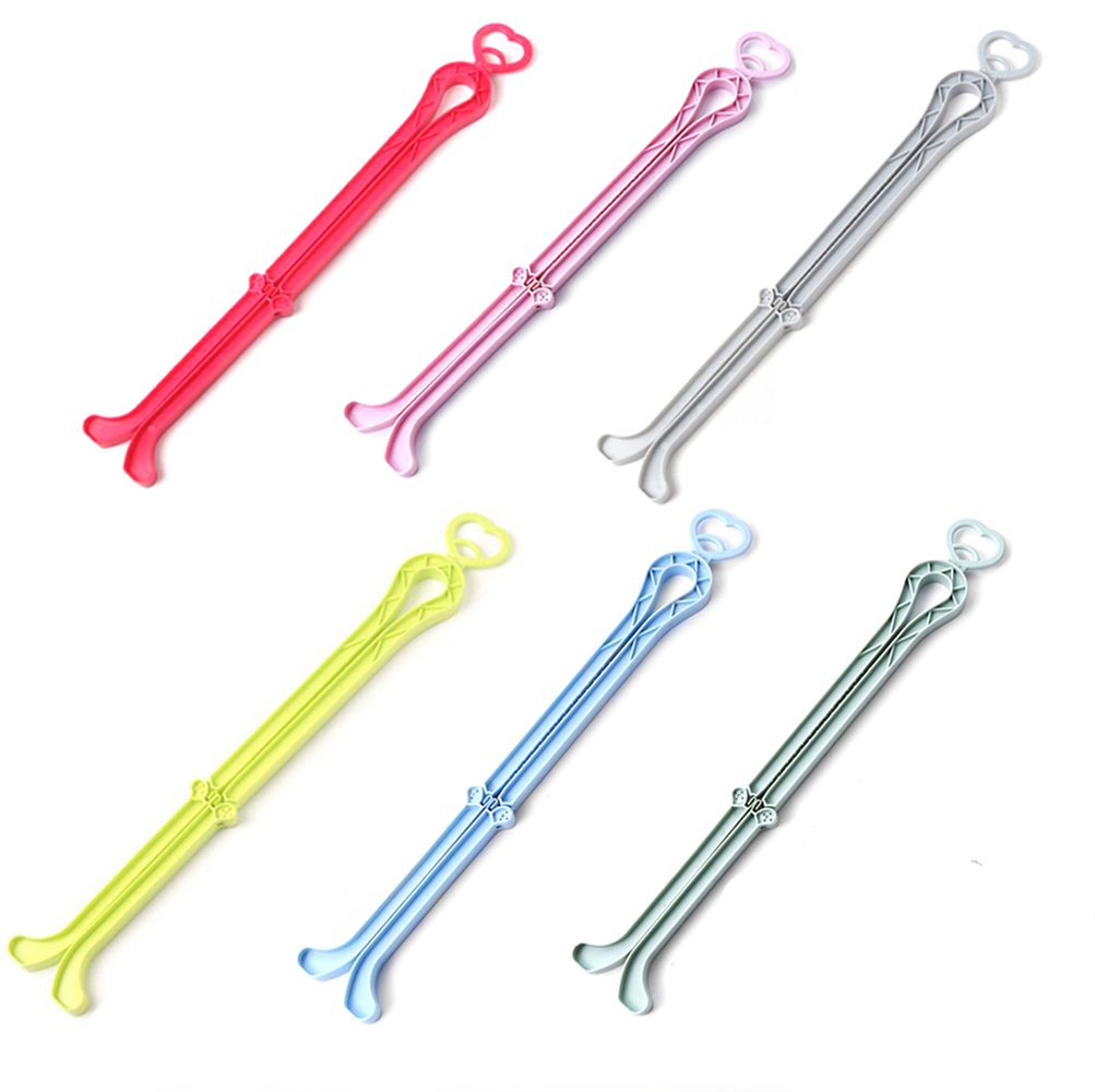 MCpinky 6 PCS Adjustable Plastic Long Boots Shaper Stretcher Shoes Supporter Stand Holder Hanger High Shoes Clip （Random Colors）