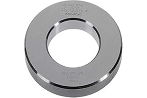 Mitutoyo 177-178 Setting Ring, 45mm Size, 15mm Width, 85mm Outside Diameter, Plus /-1.5Micrometer Accuracy