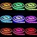 LED Strip Lights App Controlled, 16.4ft/5M Bluetooth Waterproof Music Light Strips, 24V 150 LEDs 5050 RGB Flexible Lighting with Adhesive, LED Strip Lighting Kit for Home Kitchen