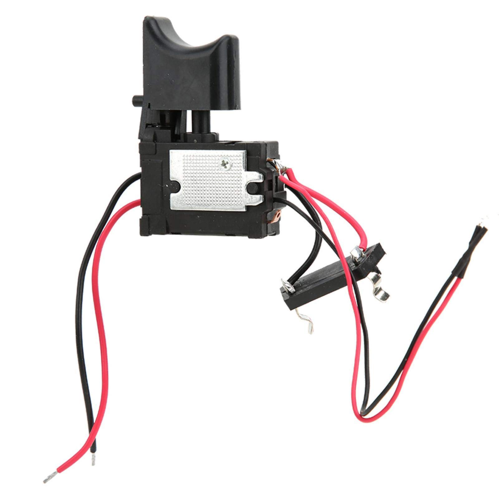Electric Cordless Drill Speed Control Trigger Switch 7.2 V - 24 V Drill Switch with Small Light for Electric Hand Drill or Other Power Tools