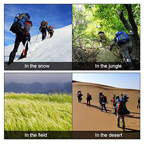 Hiking Gaiters Waterproof Breathable Leg Snow Gaiters for Women Men Walking Climbing Hunting Mountaineering Snowshoeing - Thumbnail 7