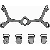 CPAP Magnetic Clips with Headgear Frame for Respironics WISP | Includes one reversible frame and two pairs of magnetic clips; compatible with Respironics Wisp nasal masks.