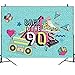 Mocsicka 90’s Backdrop Graffiti Retro Radio Fashion Shoes Photography Background 7x5ft Vinyl Hip Hop 90th Themed Party Banner Decoration Backdrops