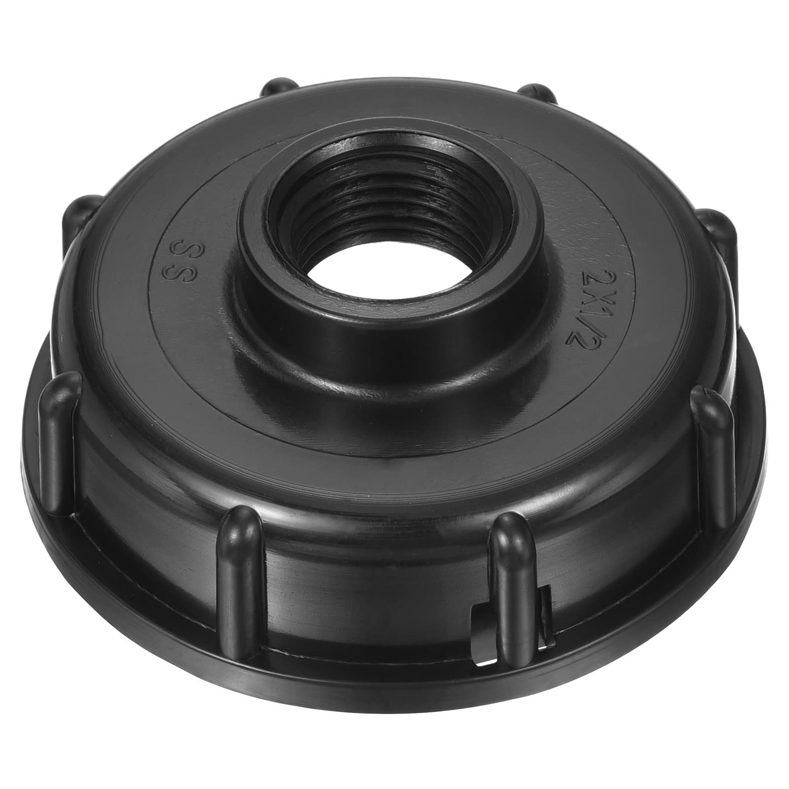 PATIKIL IBC Tote Adapter 60mm Coarse Thread 1/2" Outlet, 275-330 Gallon Drain Plug Connector for Tank Garden Watering Hose
