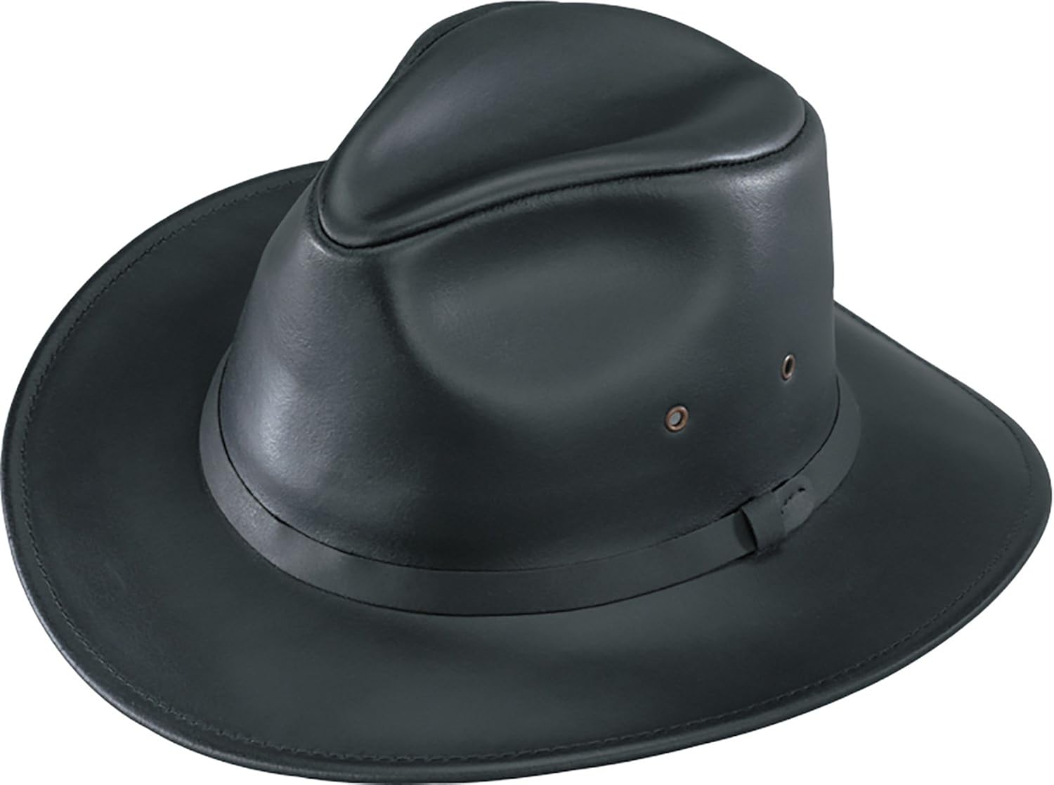 waxed leather hat