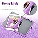 BENTOBEN iPad Mini 4 Case, iPad Mini 5 Case, Slim Glitter Bling PU Leather Stand Smart Folio Case Cover with Auto Sleep/Wake Function for Apple iPad Mini 4 (2015) / Mini 5 (2019) 7.9 inch, Purple