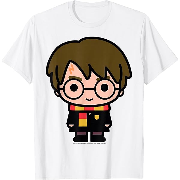 Maglietta Harry Potter Chibi Ron Weasley Per Bambini E Ragazzi - T-shirt Ufficiale In Cotone, Stampa Digitale, Unisex
