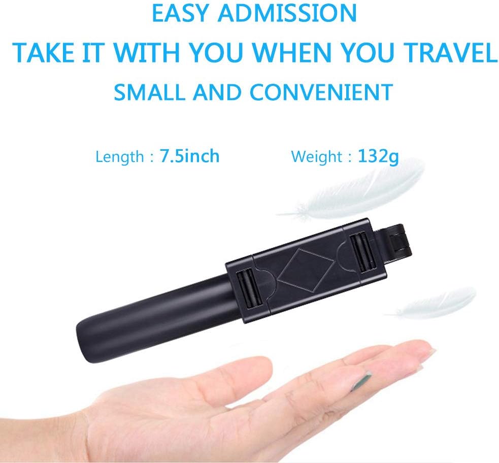Selfie Stick Tripod, Extendable Bluetooth Selfie Stick with Wireless Remote, Compatible with iPhone 11/11 pro/X/8/8P/7/7P/6s/6, Samsung Galaxy S9/S8/S7/Note 9/8, Huawei and More: Camera & Photo