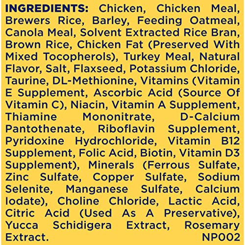 NATURE’S RECIPE DRY DOG FOOD, CHICKEN, BARLEY & BROWN RICE RECIPE, 4 LB. BAG