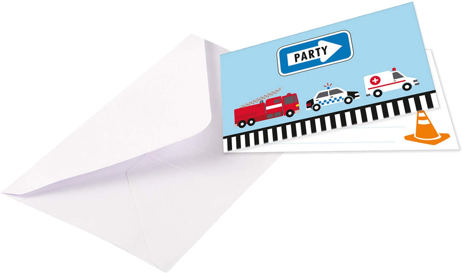 8Pk On The Road Invitations