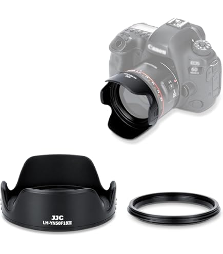 Amazon.com : Lens Hood for Yongnuo YN 50mm f/1.8 II Lens