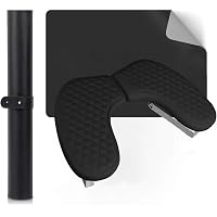 Silikon Maniküre Handkissen & Tischmatte Set – Schwarz, 40x30 Cm, Für Nagelstudio Oder Heimgebrauch