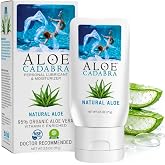 Aloe Cadabra Organic Natural Water Based Lube, for Men, Women &amp; Couples | Unscented Natural Aloe (2.5 Fl Oz - 1 Pack) Personal Lubricant, Toy &amp; Condom Safe, Hypoallergenic, Easy Clean, pH Balanced